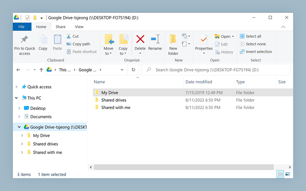 NetDrive 檔案瀏覽器介面